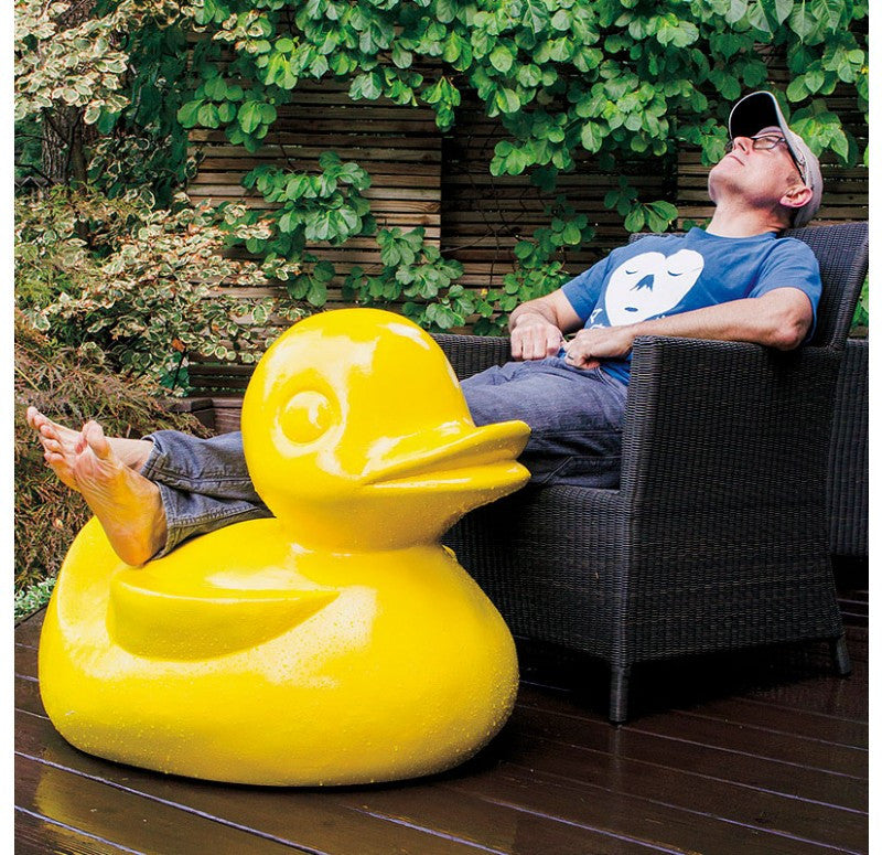 Gold Leaf Design Group Fiberglass Duck, Large | Sculptures | Modishstore-6