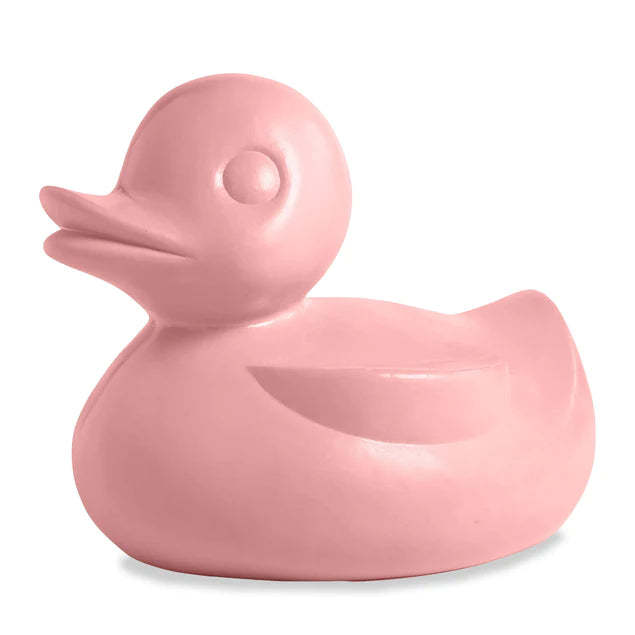 Fiberglass Duck Indore Sculpture, Lt Pink By Gold Leaf Design Group | Animals & Pets | Modishstore