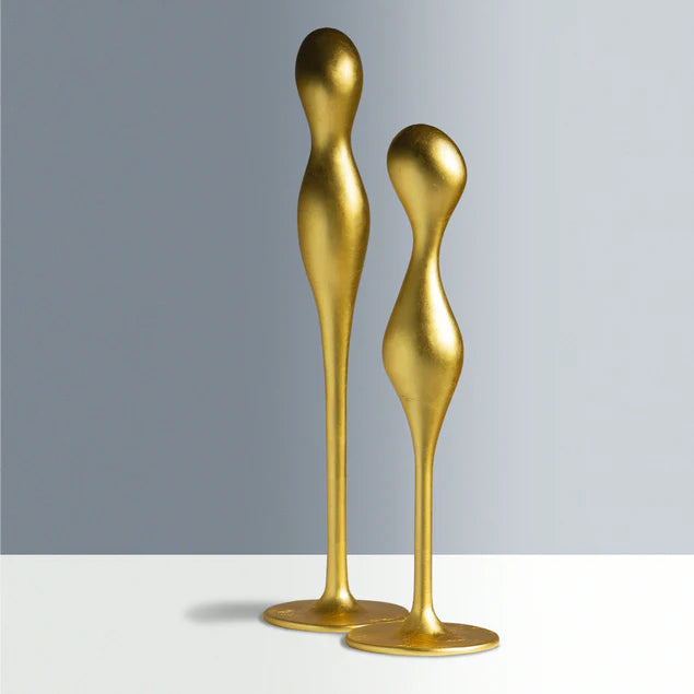 Fiberglass Ghost Sculpture 61"H Gold L By Gold Leaf Design Group | Sculptures | Modishstore - 2