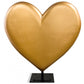 Heart Throb Sculpture, Gold by Gold Leaf Design Group | Sculptures | Modishstore