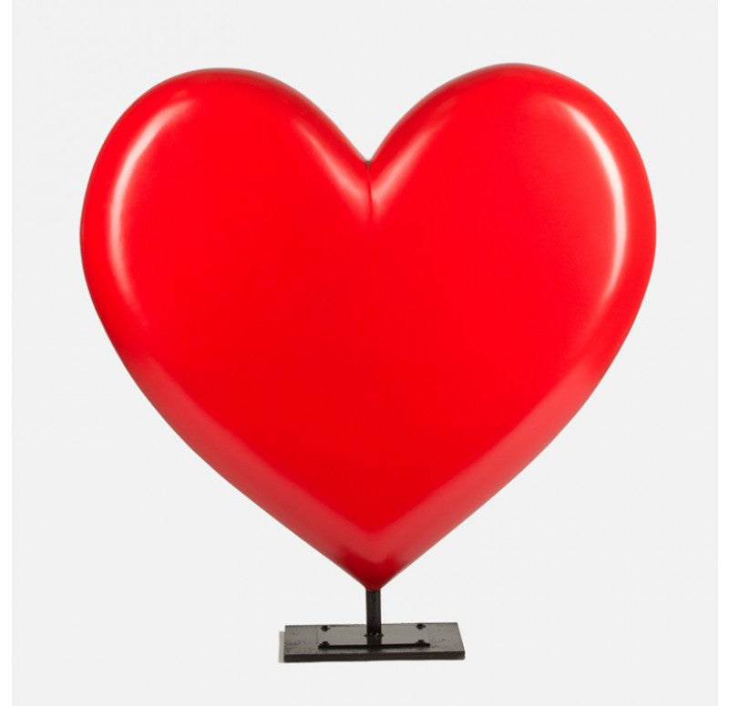 Gold Leaf Design Group Heart Throb Fiberglass Sculpture | Sculptures | Modishstore - 3