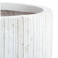 Distressed White: Linea Planter, 22.5"H by Gold Leaf Design Group | Planters, Troughs & Cachepots | Modishstore - 2