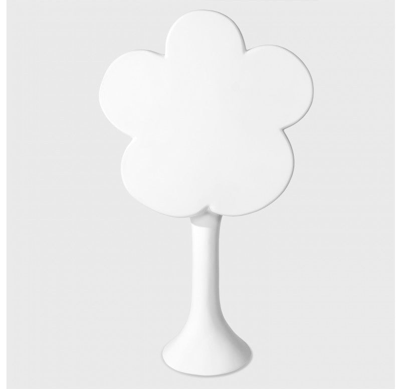 Flower Power Sculpture, Satin White by Gold Leaf Design Group | Sculptures | Modishstore - 2