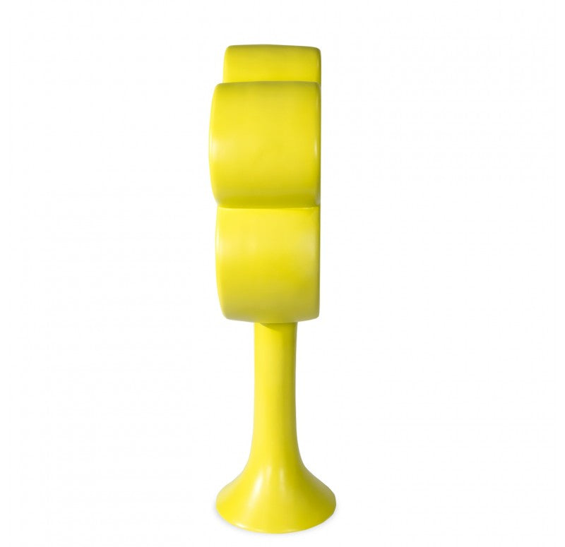 Flower Power Sculpture, Yellow by Gold Leaf Design Group | Sculptures | Modishstore - 5