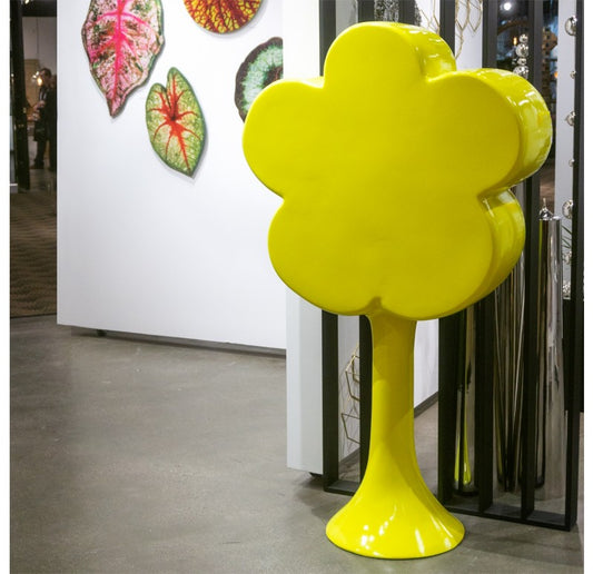 Flower Power Sculpture, Yellow by Gold Leaf Design Group | Sculptures | Modishstore