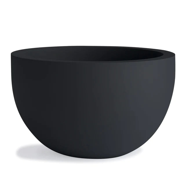 Fiberglass Isabella Planter, Grey, 16. By Gold Leaf Design Group | Planters, Troughs & Cachepots | Modishstore - 5