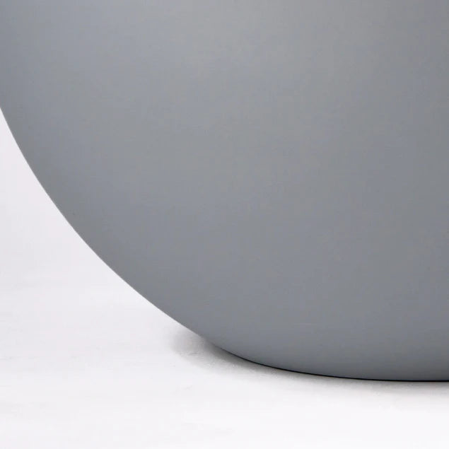 Fiberglass Isabella Planter, Grey, 16. By Gold Leaf Design Group | Planters, Troughs & Cachepots | Modishstore - 2
