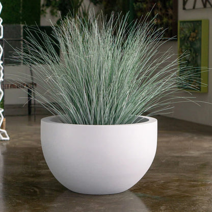 Fiberglass Isabella Planter, Grey, 16. By Gold Leaf Design Group | Planters, Troughs & Cachepots | Modishstore - 8