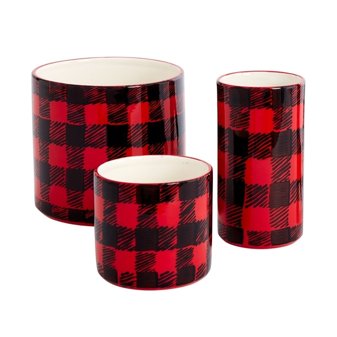 Flannel Pot Set of 8 By Accent Decor | Outdoor Planters, Troughs & Cachepots | Modishstore - 6
