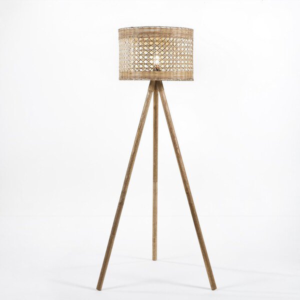 Safavieh Akroyd Floor Lamp - Natural | Floor Lamps | Modishstore - 2
