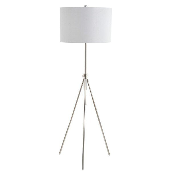Safavieh Cipriana Floor Lamp - Nickel | Floor Lamps | Modishstore - 2