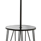 Safavieh Ciro 58-Inch H Floor Lamp Side Table - Black | Floor Lamps | Modishstore - 2