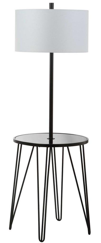 Safavieh Ciro 58-Inch H Floor Lamp Side Table - Black | Floor Lamps | Modishstore - 2