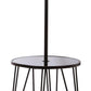 Safavieh Ciro 58-Inch H Floor Lamp Side Table - Black | Floor Lamps | Modishstore - 3