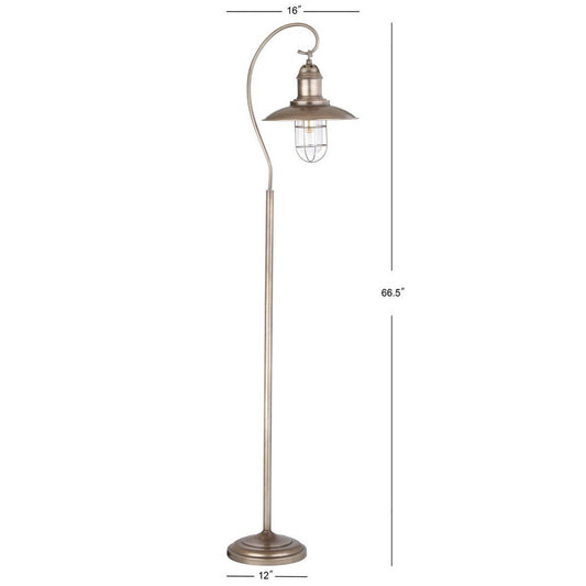 Safavieh Romelo Floor Lamp - Silver | Floor Lamps | Modishstore