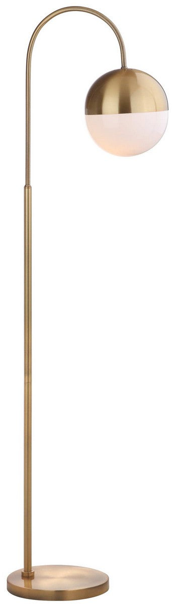 Safavieh Jonas 55.5-Inch H Floor Lamp - Brass Gold | Floor Lamps | Modishstore