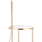 Safavieh Crispin Floor Lamp Side Table - Gold Leaf | Floor Lamps | Modishstore - 2