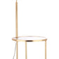 Safavieh Crispin Floor Lamp Side Table - Gold Leaf | Floor Lamps | Modishstore - 3