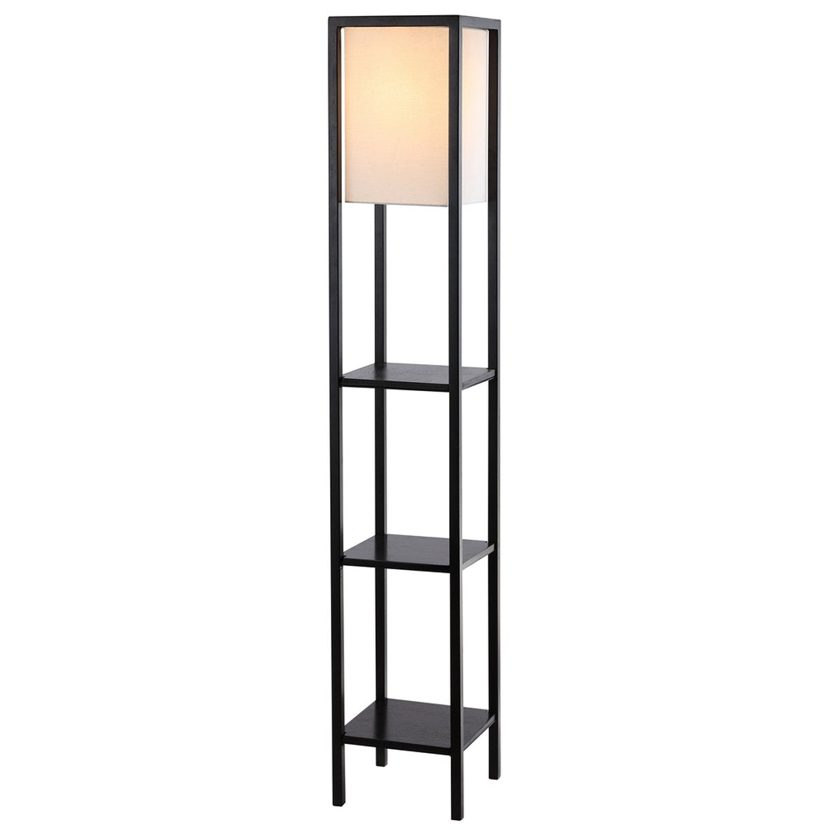 Safavieh Rista Shelf Floor Lamp - Black | Floor Lamps | Modishstore - 3