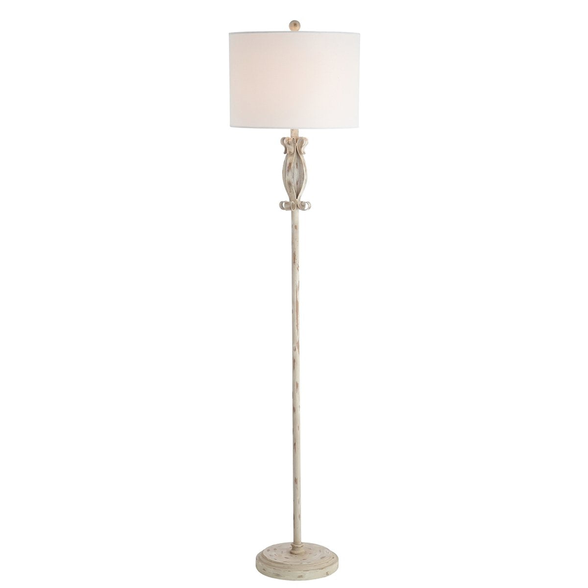 Safavieh Philippa Floor Lamp - White Washed | Floor Lamps | Modishstore - 3