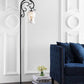 Safavieh Meridia Floor Lamp - Black | Floor Lamps | Modishstore
