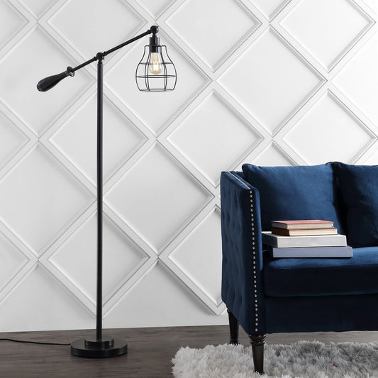 Safavieh Brice Floor Lamp - Black | Floor Lamps | Modishstore