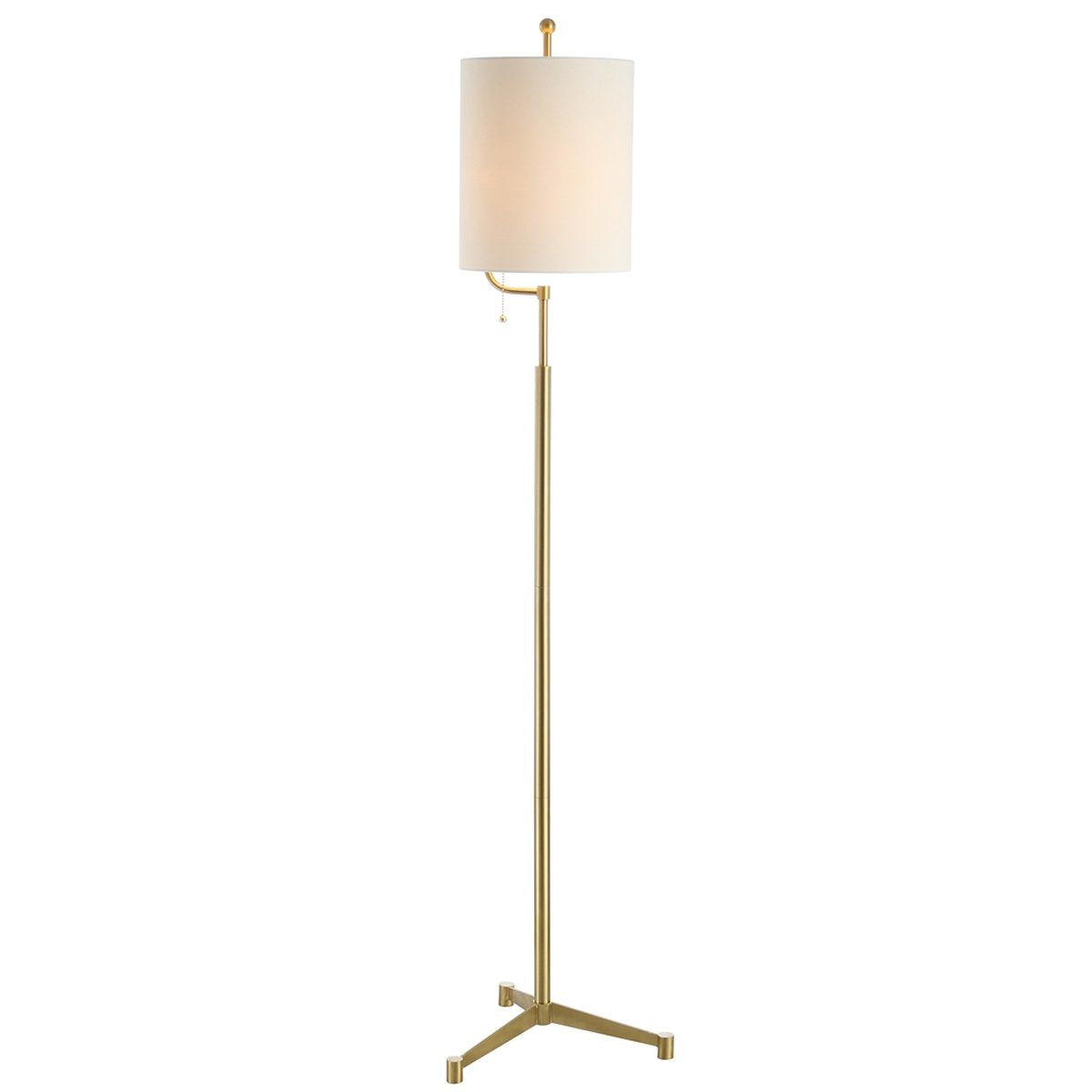 Safavieh Ezekiel Floor Lamp - Brass Gold | Floor Lamps | Modishstore - 3
