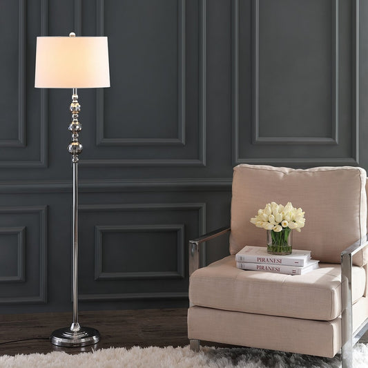 Safavieh Addie Floor Lamp - Chrome | Floor Lamps | Modishstore