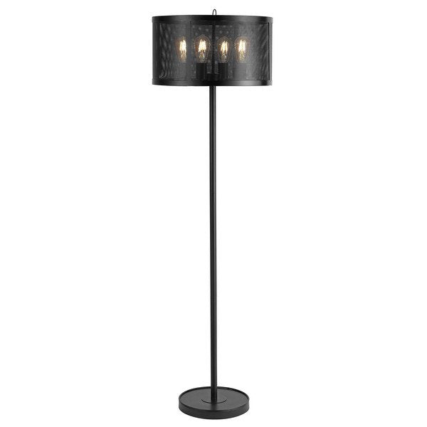 Safavieh Vela Floor Lamp - Black | Floor Lamps | Modishstore - 2