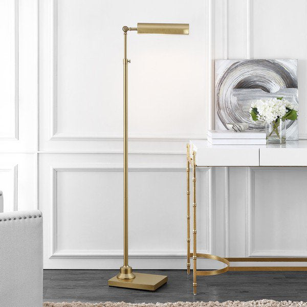 Safavieh Renla Floor Lamp - Brass Gold | Floor Lamps | Modishstore