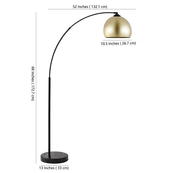 Safavieh Glarien Floor Lamp - Gold | Floor Lamps | Modishstore - 3