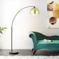 Safavieh Glarien Floor Lamp - Gold | Floor Lamps | Modishstore