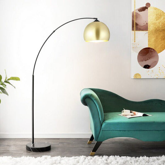 Safavieh Glarien Floor Lamp - Gold | Floor Lamps | Modishstore
