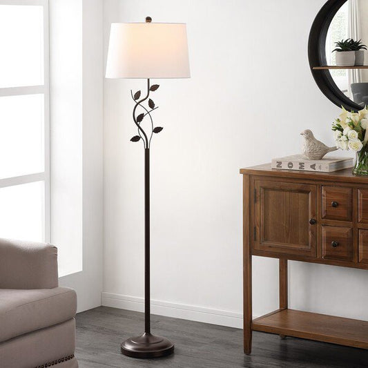 Safavieh Rudy Iron Floor Lamp - Black | Floor Lamps | Modishstore