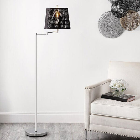 Safavieh Berman Floor Lamp - Chrome | Floor Lamps | Modishstore