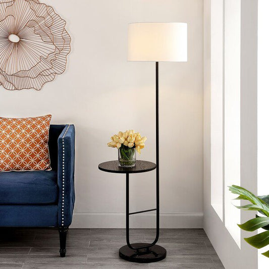 Safavieh Admir Floor Lamp - Black | Floor Lamps | Modishstore