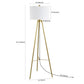 Safavieh Falco Floor Lamp - Gold | Floor Lamps | Modishstore - 3