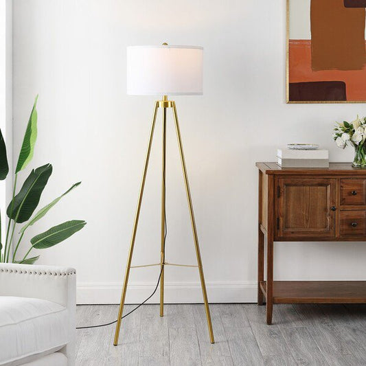 Safavieh Falco Floor Lamp - Gold | Floor Lamps | Modishstore