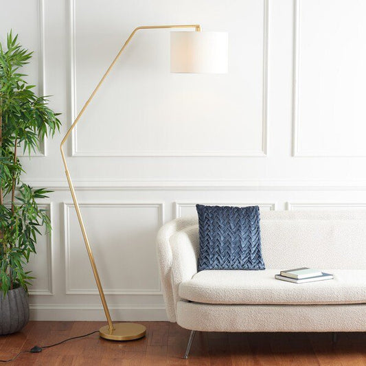 Safavieh Elis Floor Lamp - Gold | Floor Lamps | Modishstore