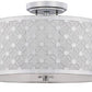 Safavieh Hutch 3 Light 16-Inch Dia Chrome Flush Mount - Chrome | Ceiling Lamps | Modishstore - 2