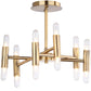Safavieh Fidelma Flush Mount - Gold | Ceiling Lamps | Modishstore - 2