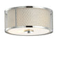 Safavieh Braydon Flush Mount - Chrome | Ceiling Lamps | Modishstore - 3