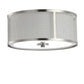 Safavieh Eldon Flush Mount - Nickel | Ceiling Lamps | Modishstore - 2