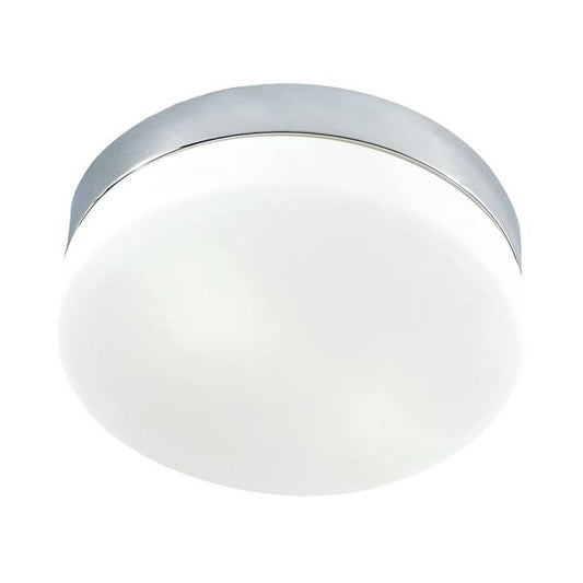 Disc Flushmount in Chrome with Frosted Glass - Grande ELK Lighting | Ceiling Lamps | Modishstore