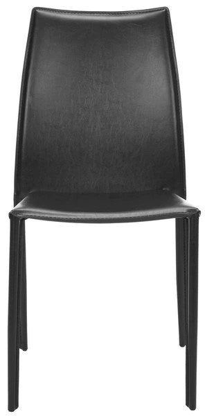 Safavieh Kdark Greyin 19''H Stacking Side Chair (Set Of 2) - Black | Dining Chairs | Modishstore - 2