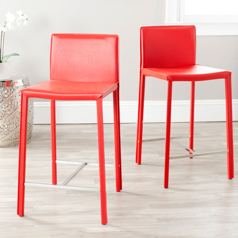 Safavieh Jason 24" Counter Stool - Set Of 2 | Counter Stools | Modishstore - 1