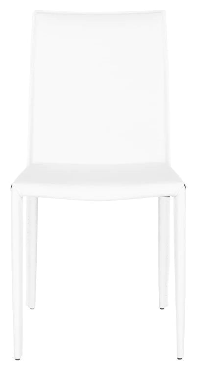 Safavieh Karna 19''H Dining Chair Set Of 2 - White Crocodile | Dining Chairs | Modishstore - 2