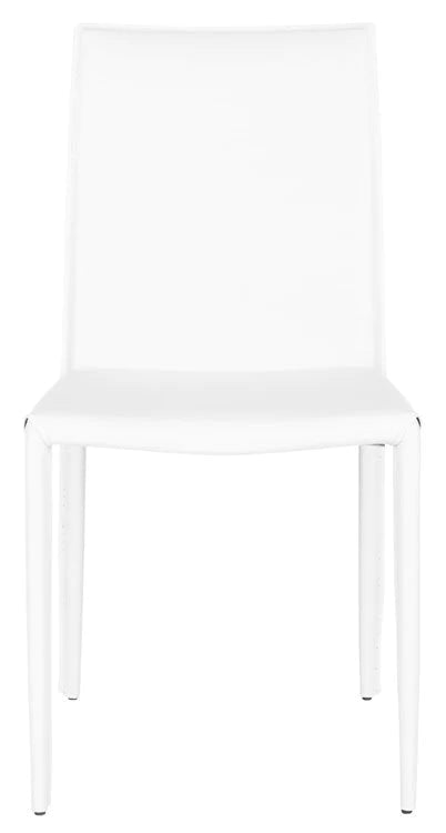 Safavieh Karna 19''H Dining Chair Set Of 2 - White Crocodile | Dining Chairs | Modishstore - 2