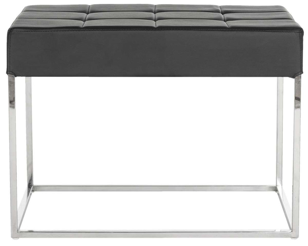 Safavieh Roitfeld Ottoman - Black | Ottomans | Modishstore - 2