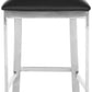Safavieh Zoey 39''H Stainless Steel Cross Back Bar Stool | Bar Stools | Modishstore - 1